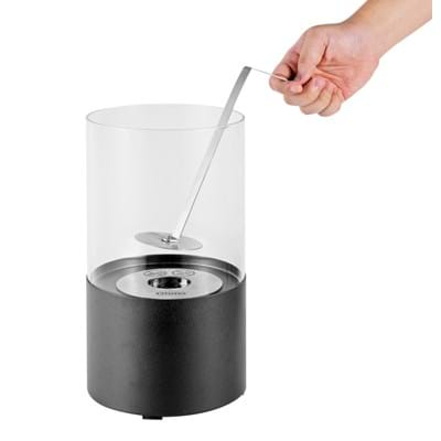 Caminetto a bioetanolo portatile PVG Qlima FFB017 nero
