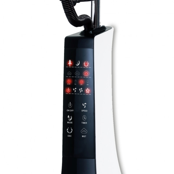 Ventilatore nebulizzatore professionale danea con telecomando e ruote 90 w