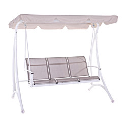 Dondolo con parasole Astros 3 posti 195x115x172 cm...