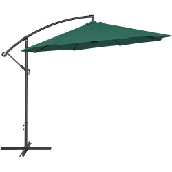 Ombrellone a braccio da giardino Saranda 300 x 300 cm...