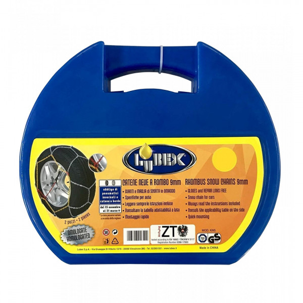 Catene da neve omologate Lubex 8688 9 mm gruppo 6
