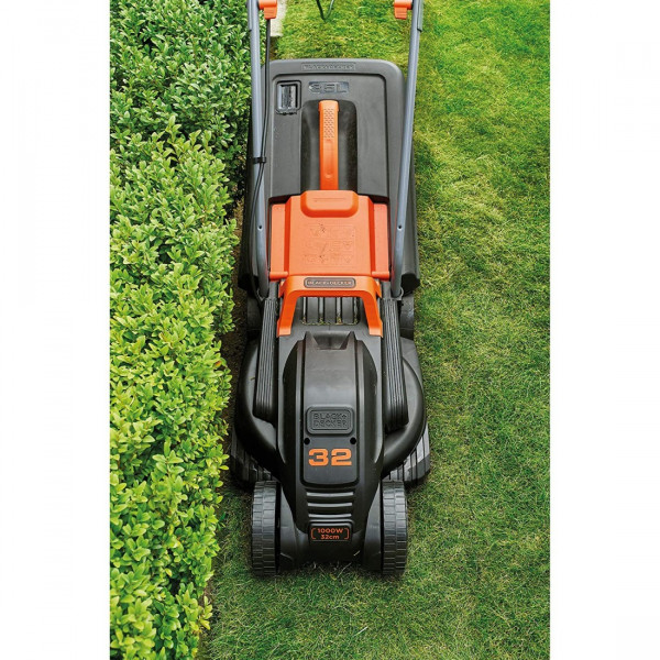 Rasaerba 1000W e tagliabordi 250W per giardinaggio Black+Decker MW351GL2-QS