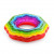 Gonfiabile salvagente ciambella arcobaleno jelly bestway 36163