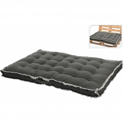 Cuscino seduta per divano pallet 80x120 grigio scuro