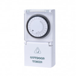 Presa corrente con timer 24 ore schuko