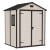 Casetta da giardino Keter Manor 6x5 in resina beige per esterni