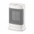 Stufa elettrica portatile Leon 750 1500 W funzione caldo freddo bianco