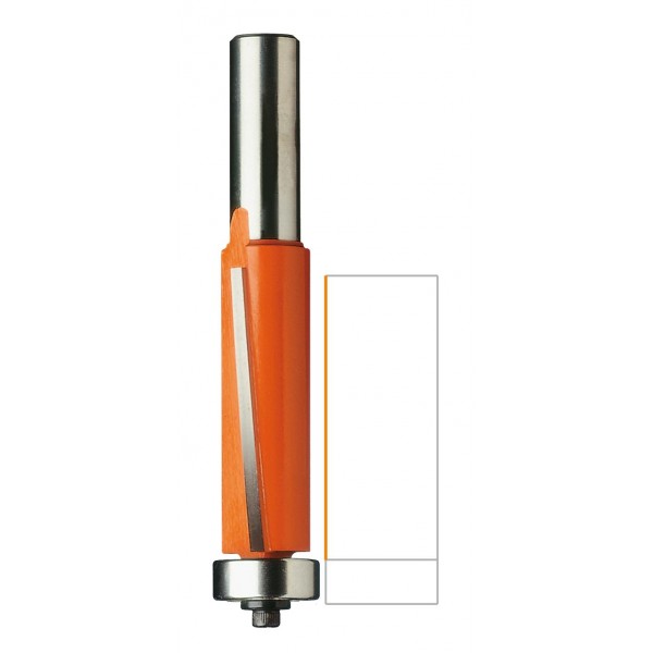 Fresa per rifilare z2 d=19 s=6 l=25,4 / 73,9 mm