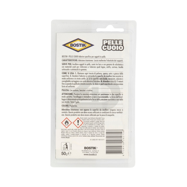 Colla a contatto Bostik Pelle Cuoio 50 grammi D2877