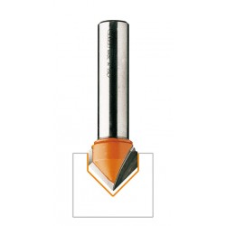 Fresa per scalanature z2 d=9,5 ang 90 g s=6 l=44,5