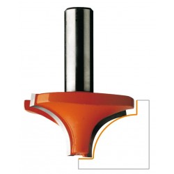 Fresa a raggio concavo z2 d=23 r=6 s=6 l=12/43,8