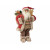 Decorazione natalizia babbo natale country style kaemingk 45 cm