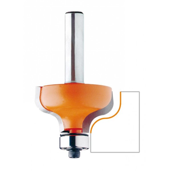 Fresa profilata z2 d=28,7 r=4 s=6 l=13 mm c/cusc.