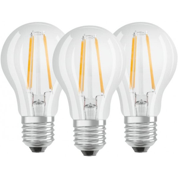 Lampadine a led tonde osram 7w luce calda e27 set 3 pezzi