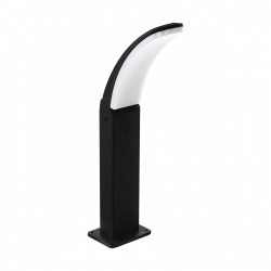 Palo led da esterni nero luce bianca 3000k Eglo...