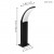 Palo led da esterni nero luce bianca 3000k Eglo Fiumicino 98151
