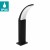 Palo led da esterni nero luce bianca 3000k Eglo Fiumicino 98151