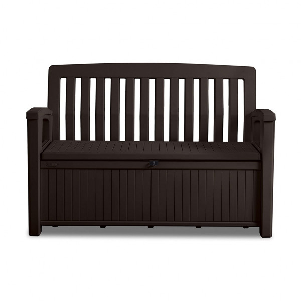 Cassapanca da giardino Keter Patio Bench in resina 227 litri grafite K234093