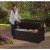 Cassapanca da giardino Keter Patio Bench in resina 227 litri grafite K234093