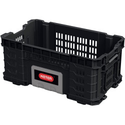 Cesta porta attrezzi Keter Gear Crate 32x25x56 cm nero