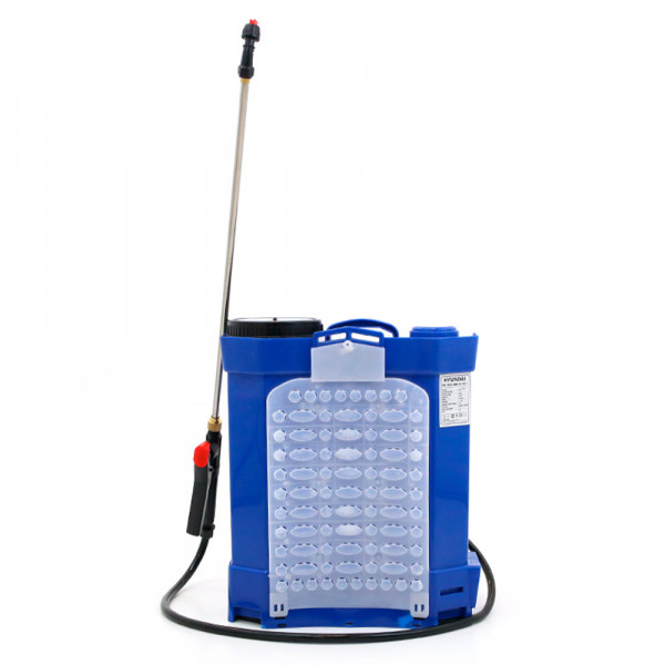 Pompa a spalla a batteria Hyundai 25910 12 V 8 Ah serbatoio 12 litri