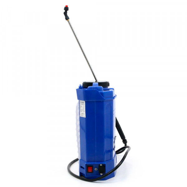 Pompa a spalla a batteria Hyundai 25910 12 V 8 Ah serbatoio 12 litri