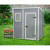 Casetta da giardino Keter Manor Pent 6X6 in resina colore grigio K242787