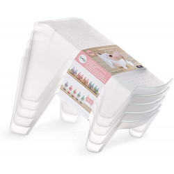 Gradini salvaspazio per scarpe Domopak Living bianco...