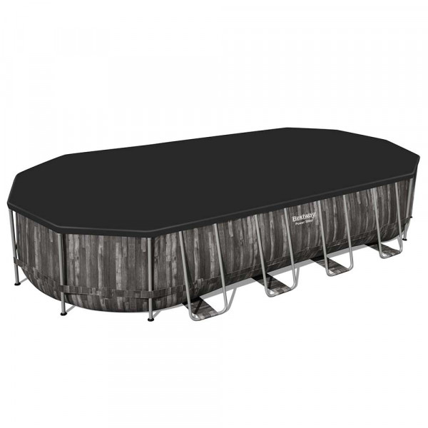 Piscina fuori terra Bestway 5611T Power Steel ovale 732x366x122 cm