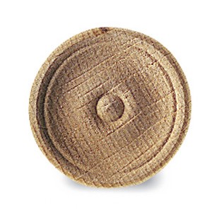 Bottone in legno faggio