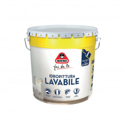 Idropittura lavabile bianco opaco Rover per uso...