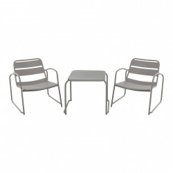 Set da giardino con due sedie e tavolino basso Lounge...