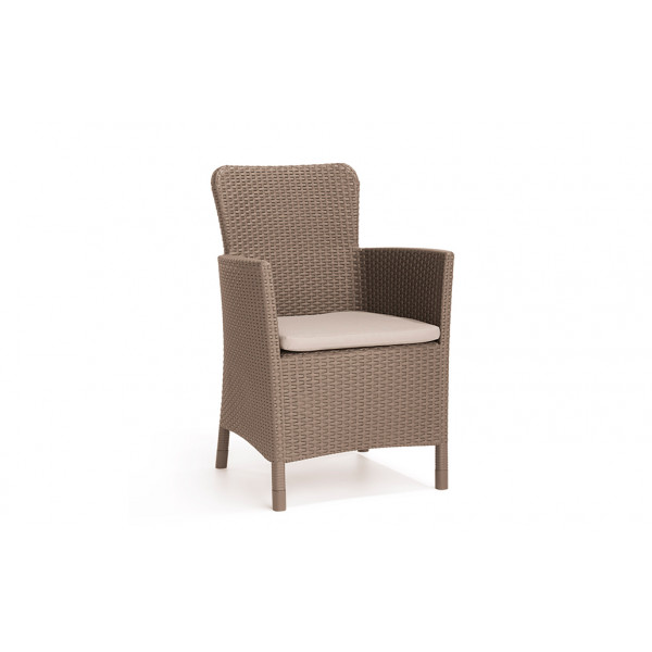 Set da giardino due poltrone e un tavolino cappuccino Keter Salvador Balcony