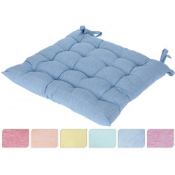 Cuscino sedia imbottito 40 x 40 cm colori assortiti