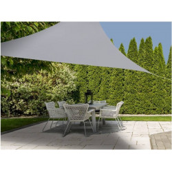 Telo ombreggiante triangolare 3,60x3,60x3,60 mt grigio