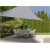 Telo ombreggiante triangolare 3,60x3,60x3,60 mt grigio
