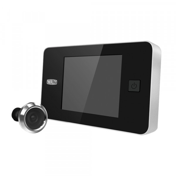 Spioncino digitale 3,2&quot; foro Ø 14 mm argento Wally SP01AR