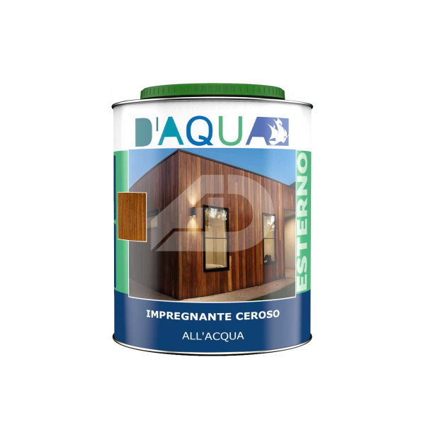 Impregnante all&#039;acqua ceroso per esterni Sirca teak 2,5 litri