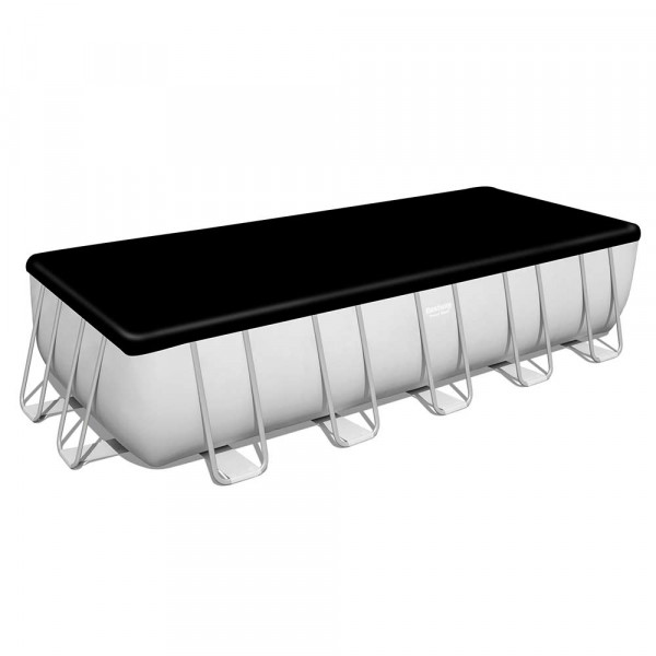 Piscina fuori terra rettangolare Bestway 5612B Power Steel Frame 640x274x132 cm