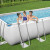 Piscina fuori terra rettangolare Bestway 5612B Power Steel Frame 640x274x132 cm