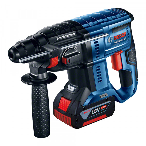 Kit trapano avvitatore GSR 18 V + martello perforatore GBH 18 V Bosch con 2 batterie 4 Ah
