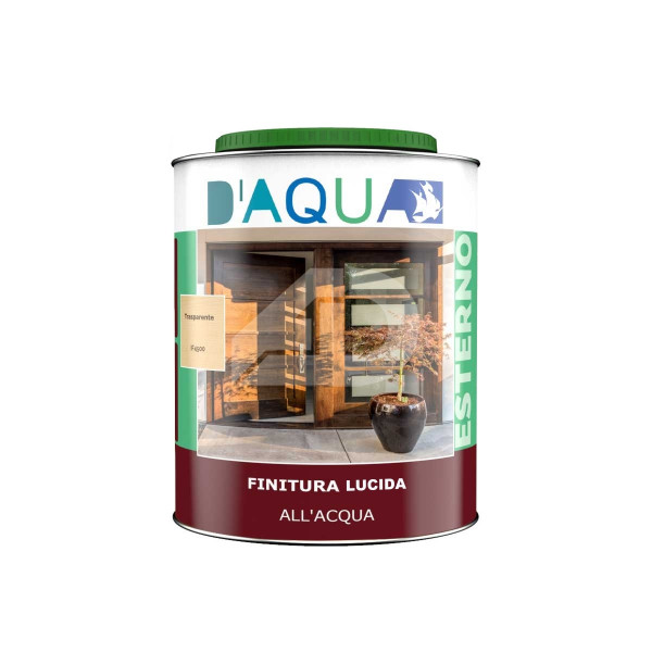 Finitura all'acqua per esterni Sirca trasparente semilucido 2,5 litri