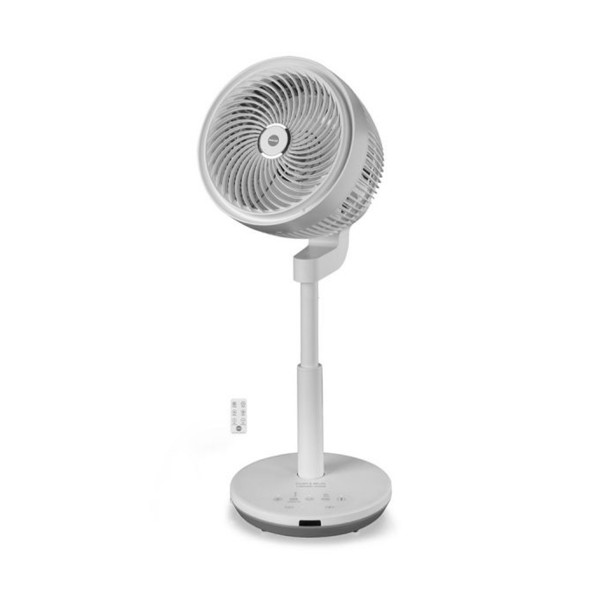 Ventilatore Macom Tornado Tower con doppia oscillazione bianco