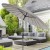 Ombrellone da giardino balcone e terrazzo Shanghai diametro 325 cm taupe