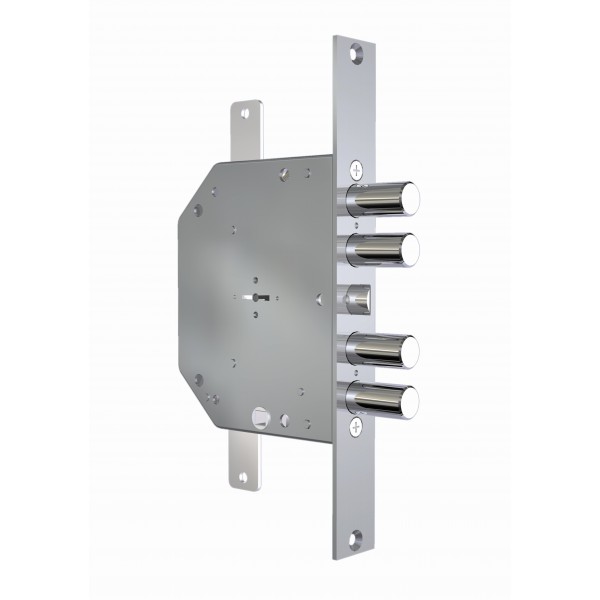 Serratura di sicurezza CR 2151-28 ad infilare triplice per porte blindate