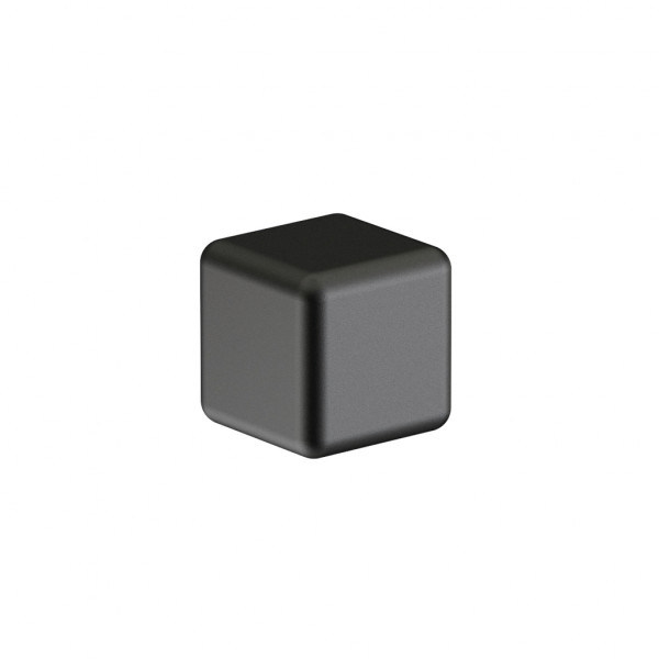 Pomolo per mobile 20x20x20 mm nero opaco