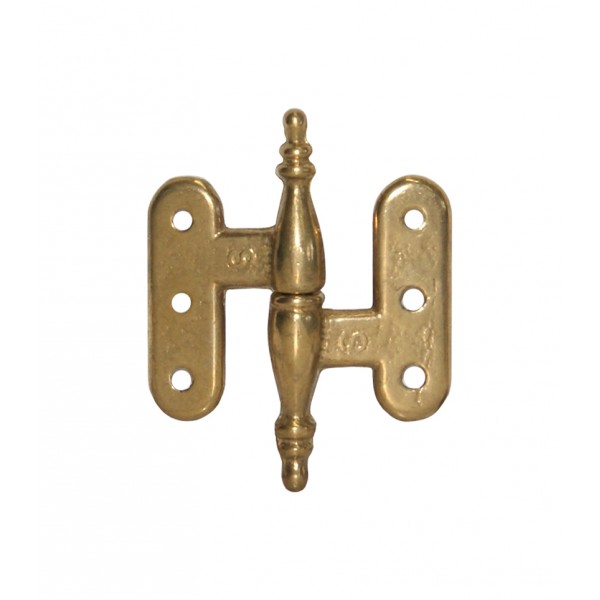 Cerniera barocco sinistra 65x55 ottone