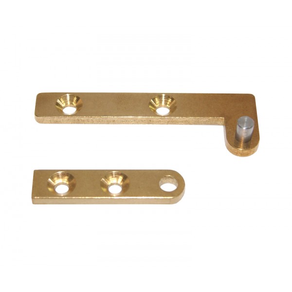 Perno c/collo sq.oro luc.17x53