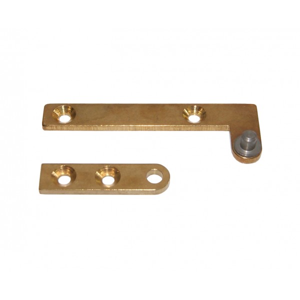 Perno c/collo sq.oro luc.25x73