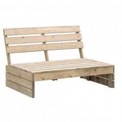 Panchina da giardino in legno 120x93x76,5 cm
